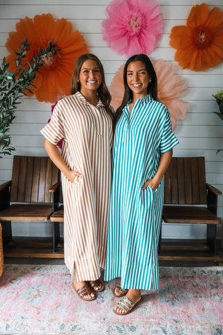 Striped Sensation Midi • Green