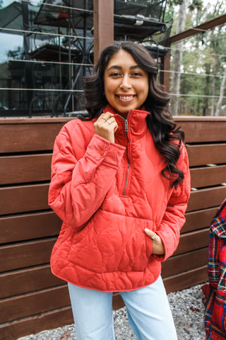 Hallmark Holiday Quilted Jacket • Red
