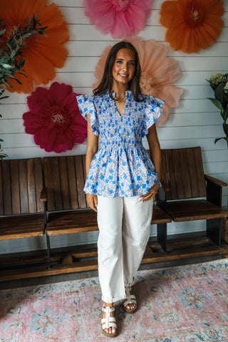 Cherish The Moment • Blue Floral