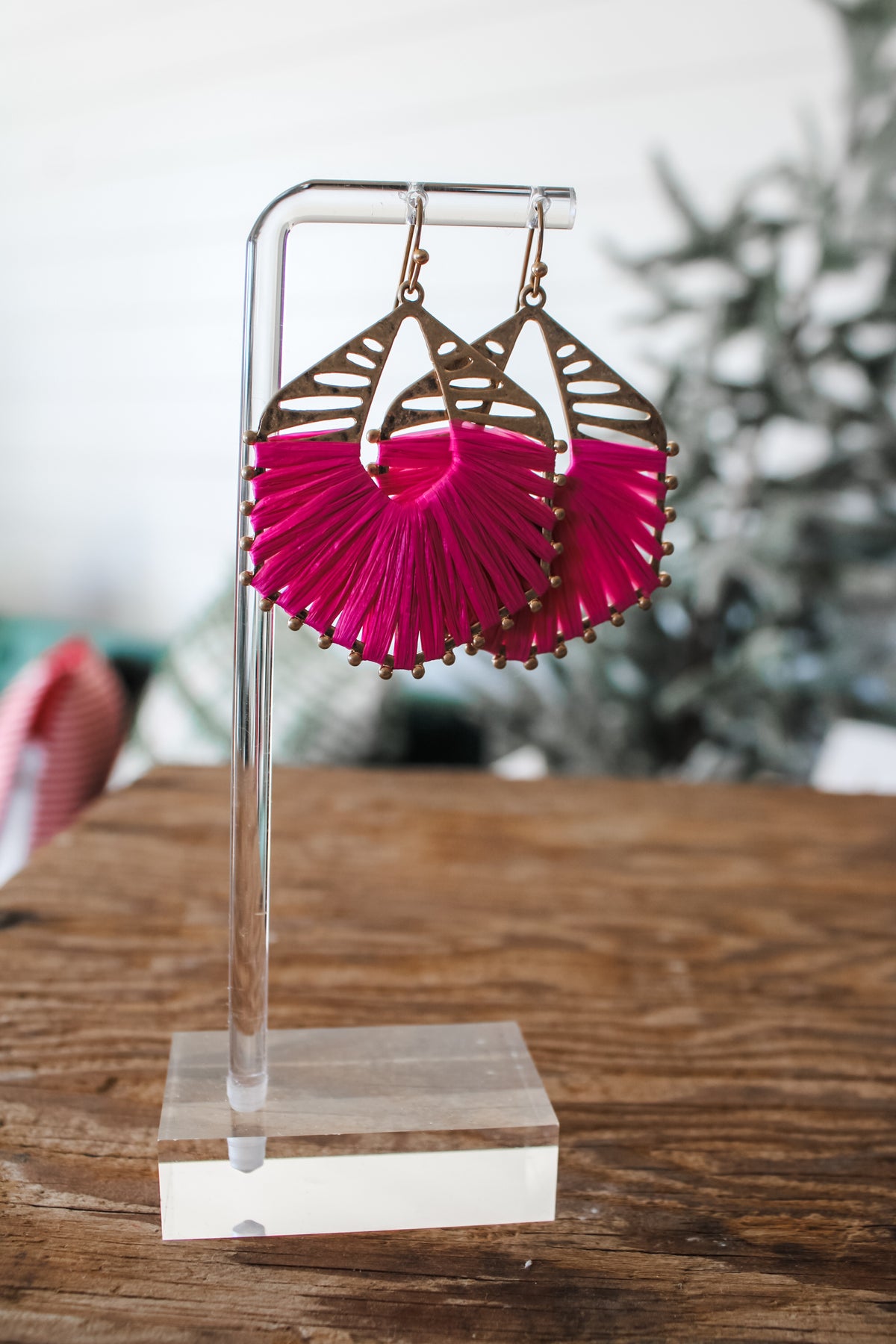 Merry & Bright Earrings • Pink