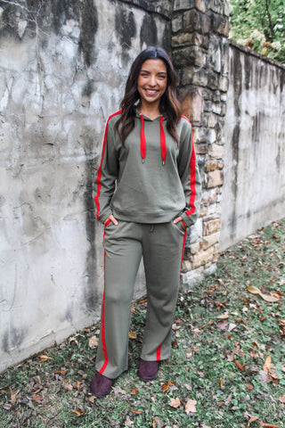 Jingle Around The Block Pants • Olive