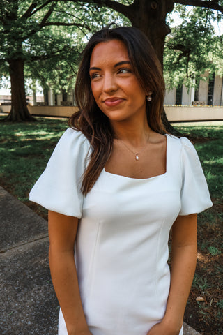 Grand Entrance • white dress