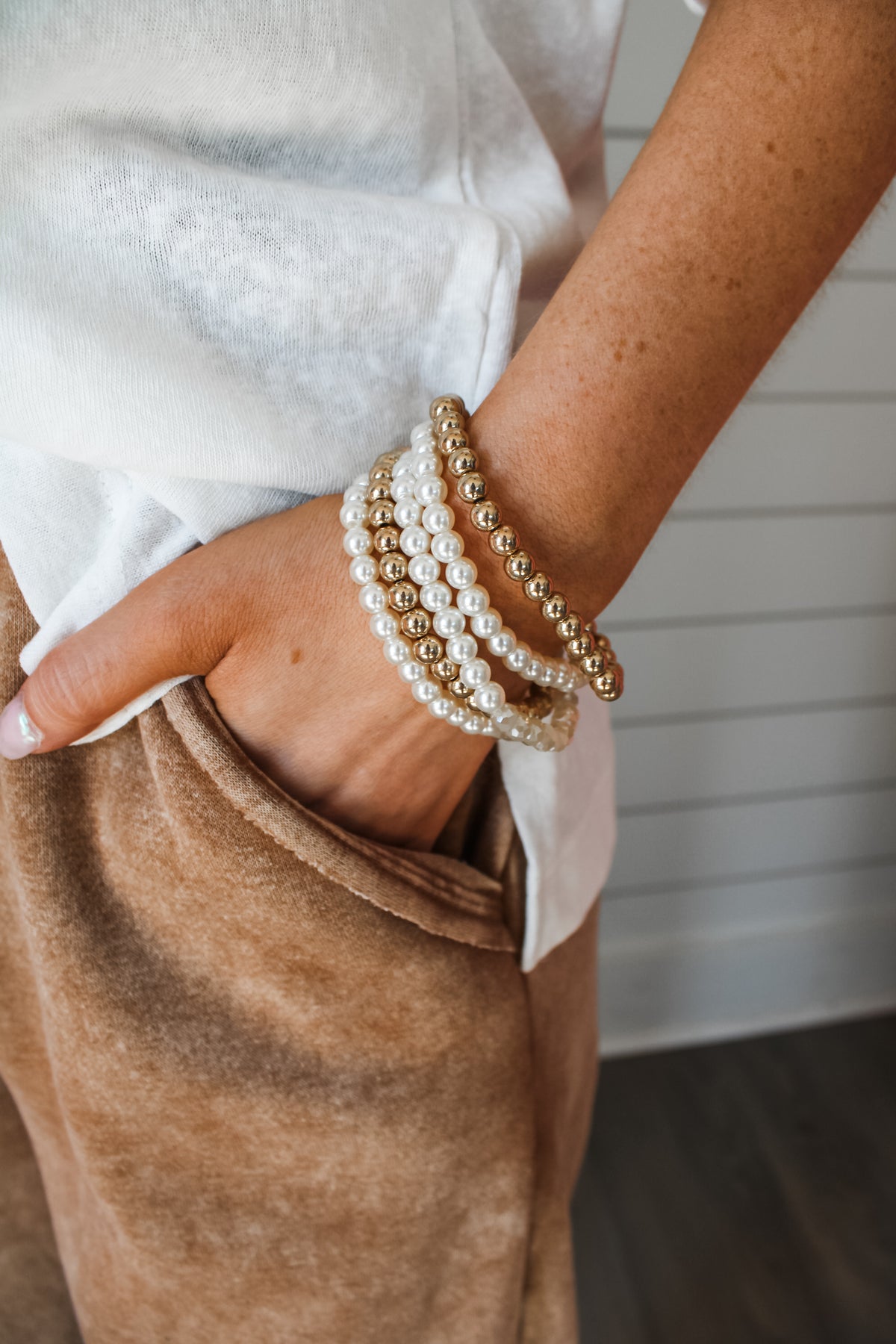 Moments Like These Pearl Bracelet • Gold - FINAL SALE