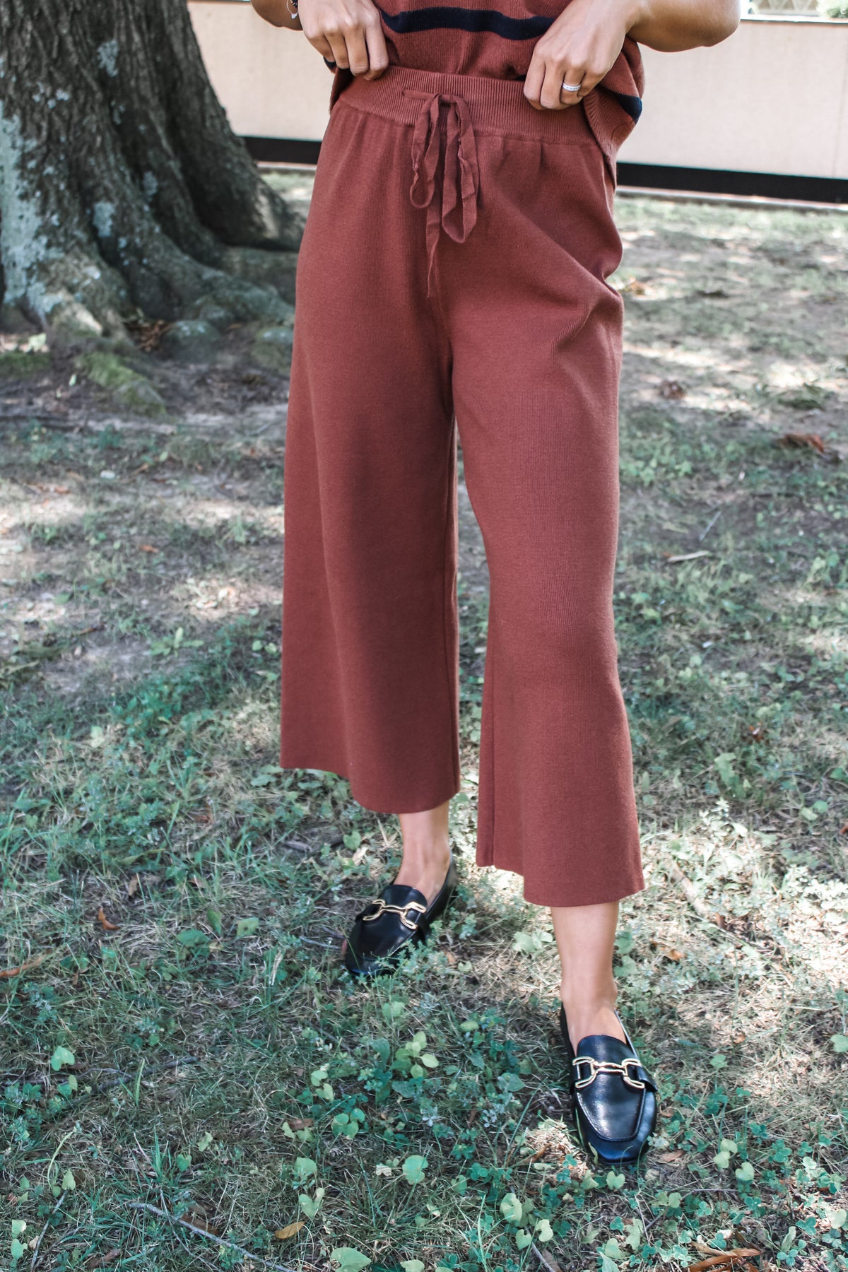 Chic & Cozy Knit Pants • Copper