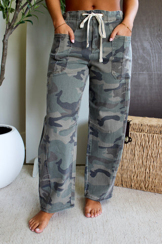 Nash Camo Print Barrel Leg