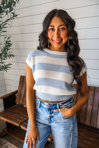 Turn The Tides • Blue Stripes - FINAL SALE
