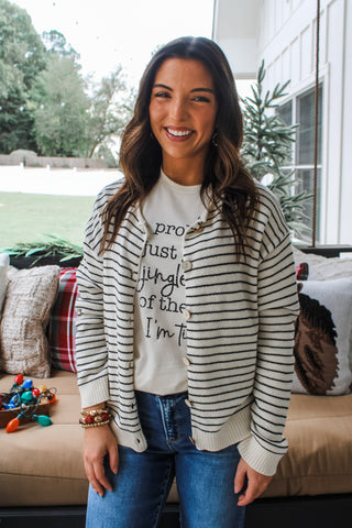 Jingle Some Of The Way Graphic Tee • Cream