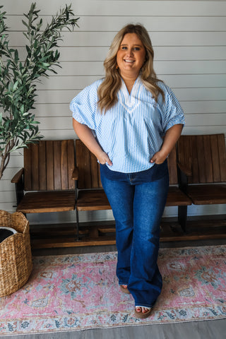 Ray Of Sunshine • Blue Stripes - PLUS