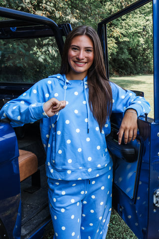 Playful Spot Pullover • Blue
