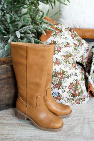 Darcy Tall Riding Boot • Tan