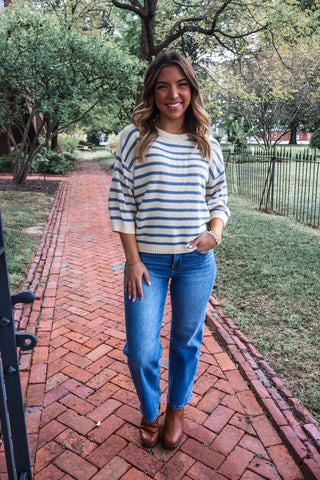 Fun-Filled Fall Days • Blue Stripe
