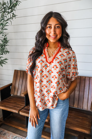 Paradise Cove • Coral/Teal - FINAL SALE