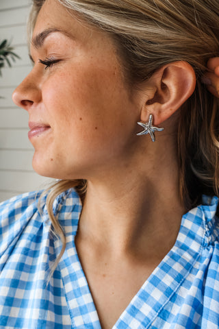 Starfish Coast Earrings • Silver