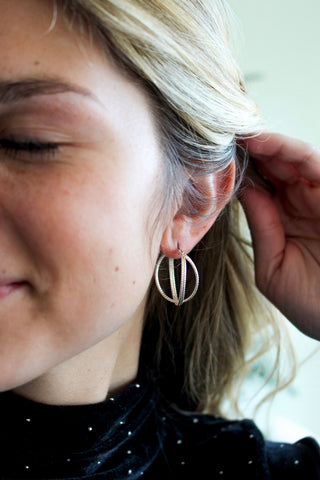 Parties For Hosting Earrings • Silver