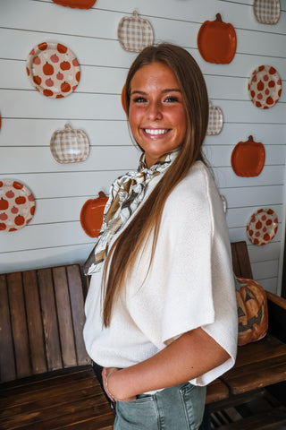 Effortless Staple Dolman Top • Cream