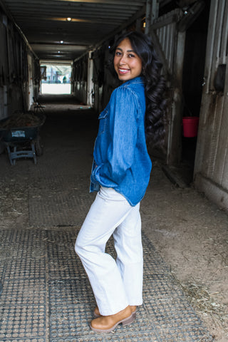 Country Classic Denim Shirt • Dark Wash