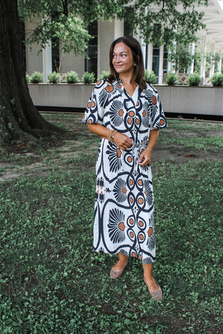 Statement Maker Midi • Ivory/Black