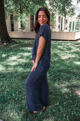 Daily Downtime Pant Set • Washed Black