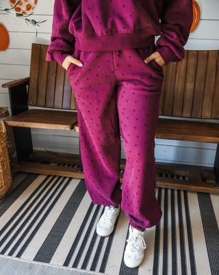 Starry Skies Pant Set • BlackBerry