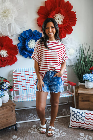 Daybreak Stripes • Red