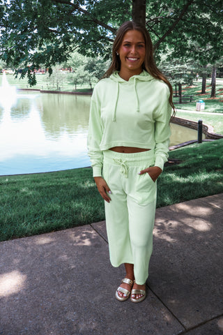Summer Sale 43 • Sunny Lime Cropped Pants - FINAL SALE