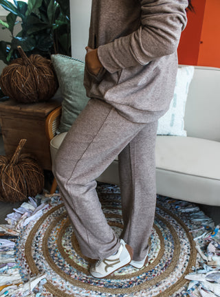 Embrace The Chill Pants • Mocha - FINAL SALE