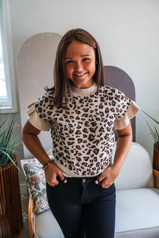 Lovely In Leopard • Oatmeal