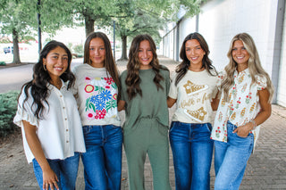 Your Time To Bloom Graphic Tee • Cream