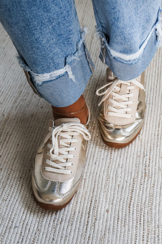 Mackay Mule Sneaker • Gold