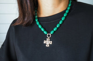 Beyond Blessed Stone Necklace • Emerald