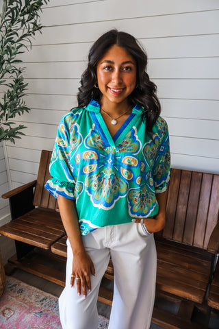 Bright & Beautiful • Green Multi