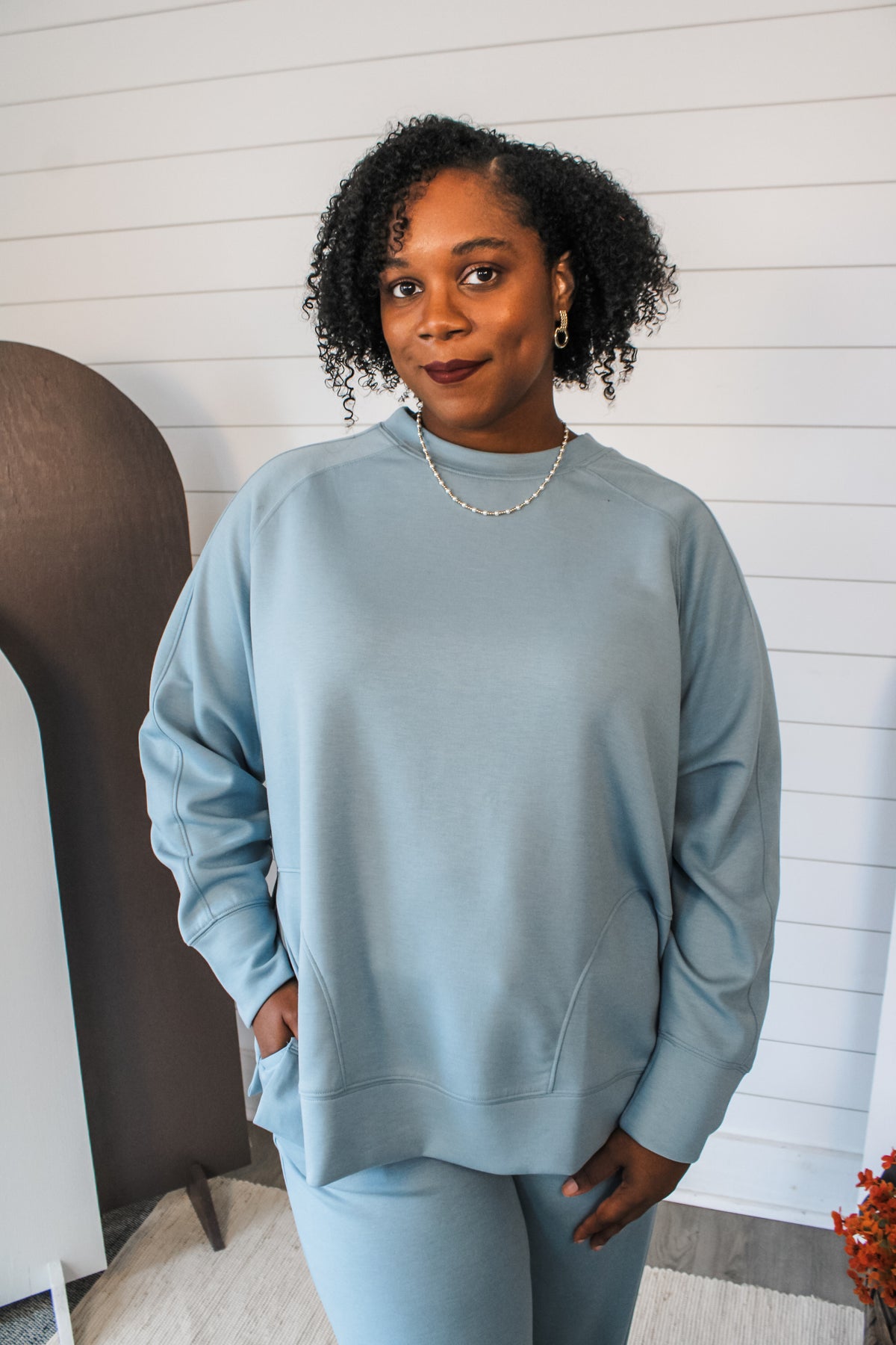 Easy Does It Pullover • Seafoam - PLUS