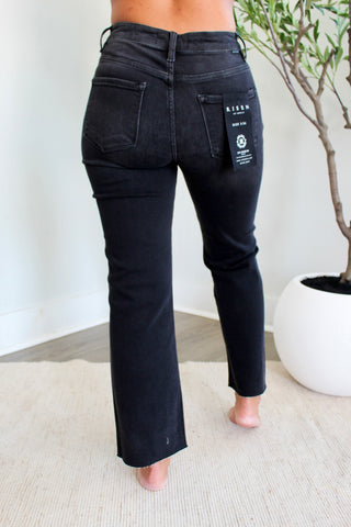 Morgan High Rise Straight | Tummy Control • Black