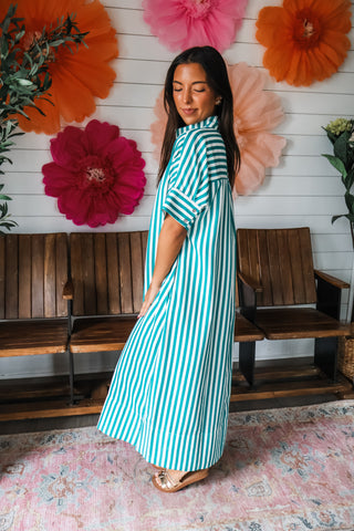 Striped Sensation Midi • Green
