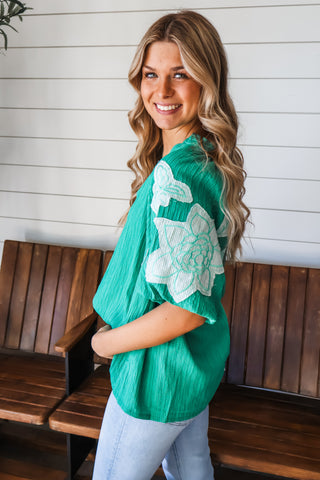 Blooming Beauty • Green Floral