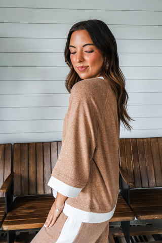 Soft Launch Pant Set • Heather Tan