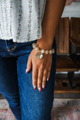 Statement Maker Marble Bead Bracelet