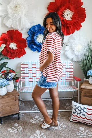 Daybreak Stripes • Red