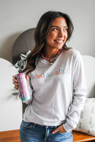I Need An Alani Graphic Tee • Ash Grey