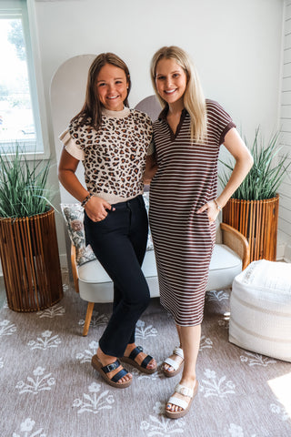 Easy Stripes Midi • Chocolate