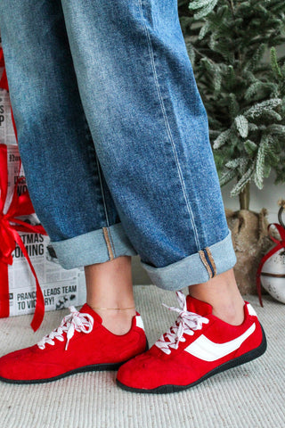 In The Lane Sneaker • Red/White