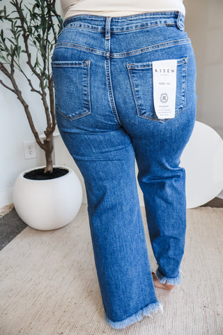 Neo medium wash denim • plus
