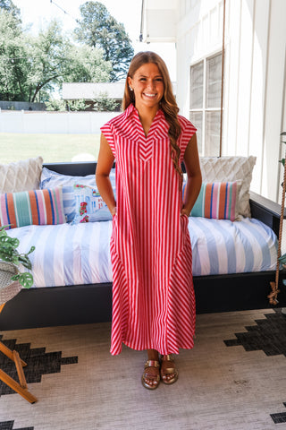 Between The Lines • Hot Pink Stripes