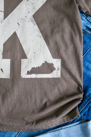 K Is For Kentucky Graphic Tee • Mocha