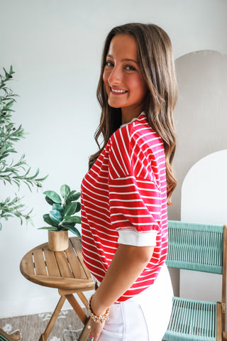 Easy & Essential Stripes • Red