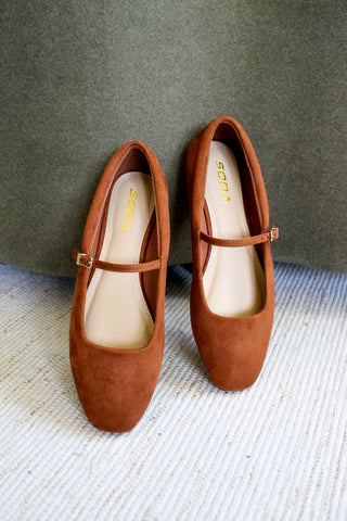 Olivia Ballet Flat • Cognac