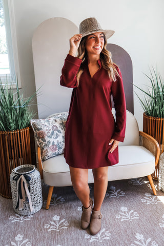 Fall Frenzy 23 • Ponte Knit Pocket Dress - FINAL SALE