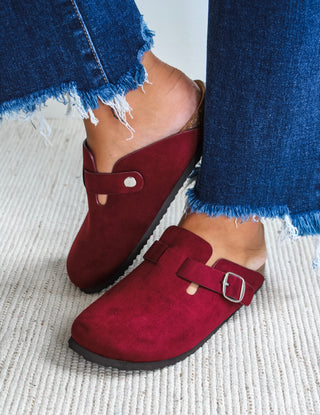 Rowan Soft Footbed Clog • Burgundy