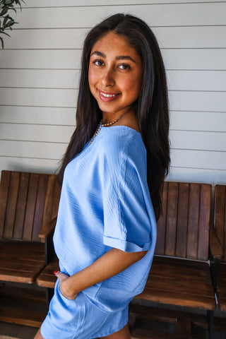 Made To Match Short Set • Blue