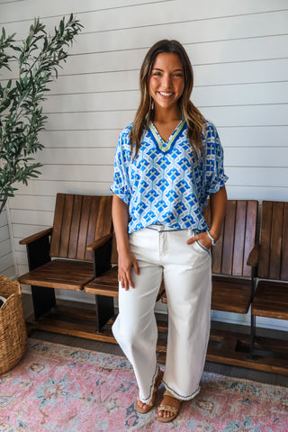 Paradise Cove • Blue/Lime